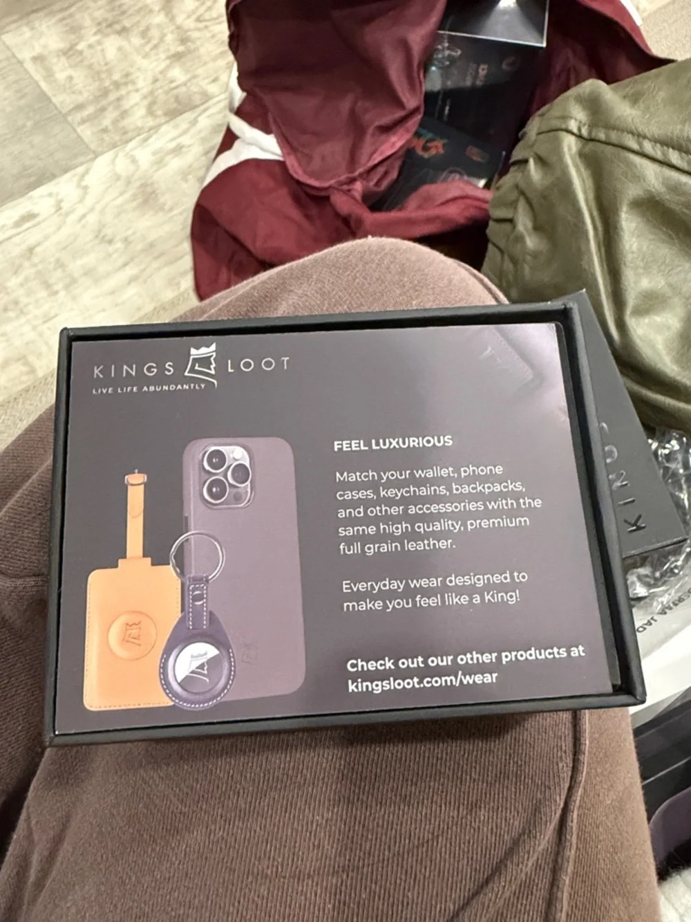Kings Loot TRACKABLE BAG TAG